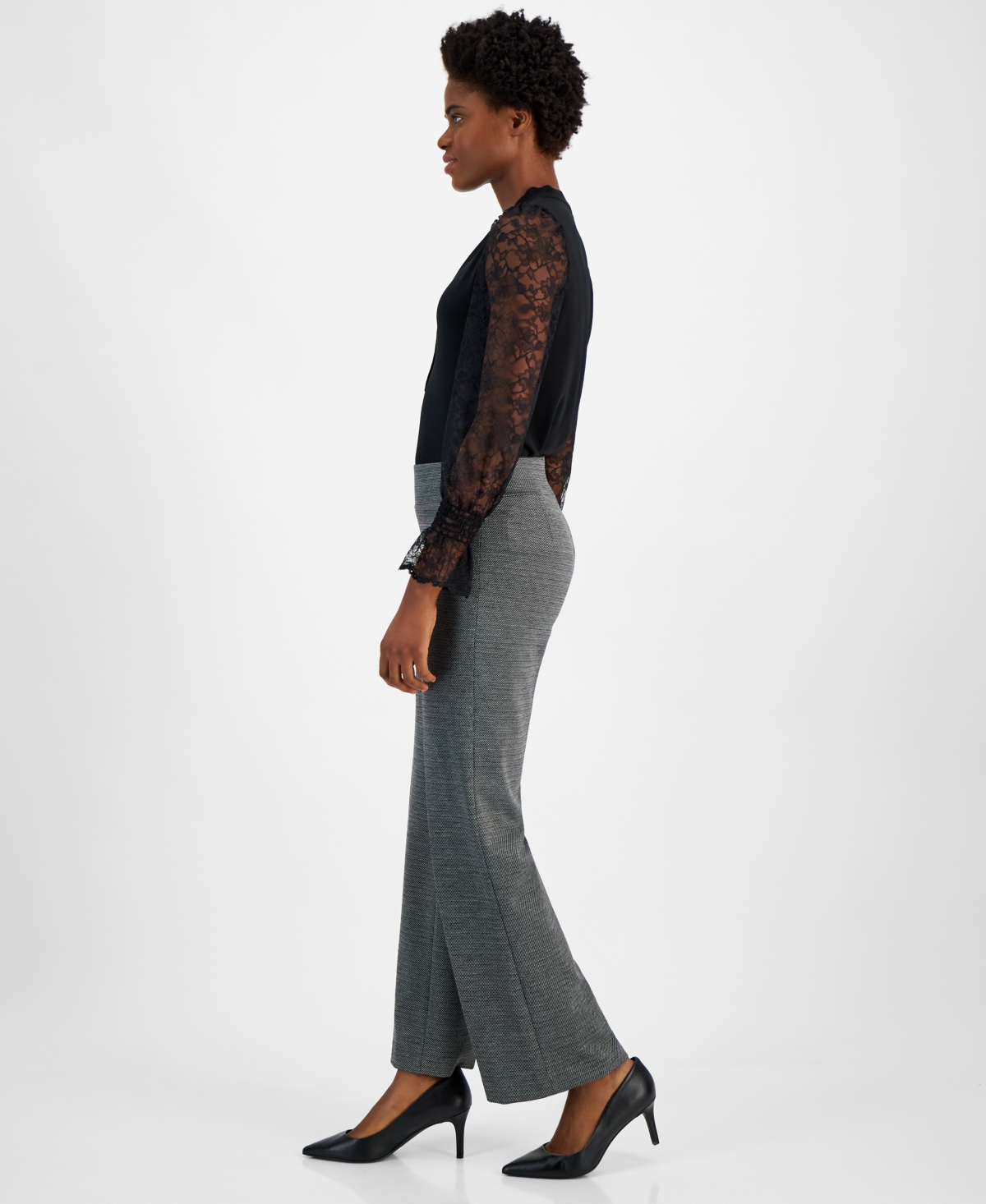 Anne Klein Women's High Rise Pull-On Pants