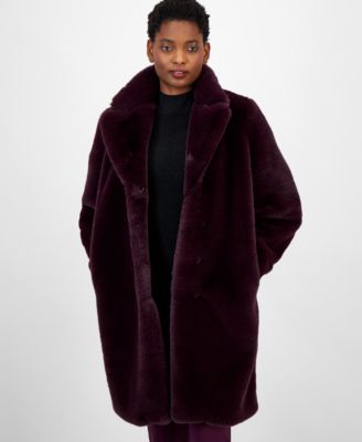 Inc international concepts INC deals Faux-Fur Coat, Created for Macy's brand new tag M