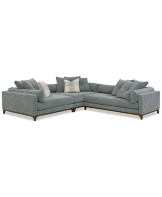 Shop Macy's Closeout Brendalyn Modular Fabric Sectional Collection Created For Macys In Oat