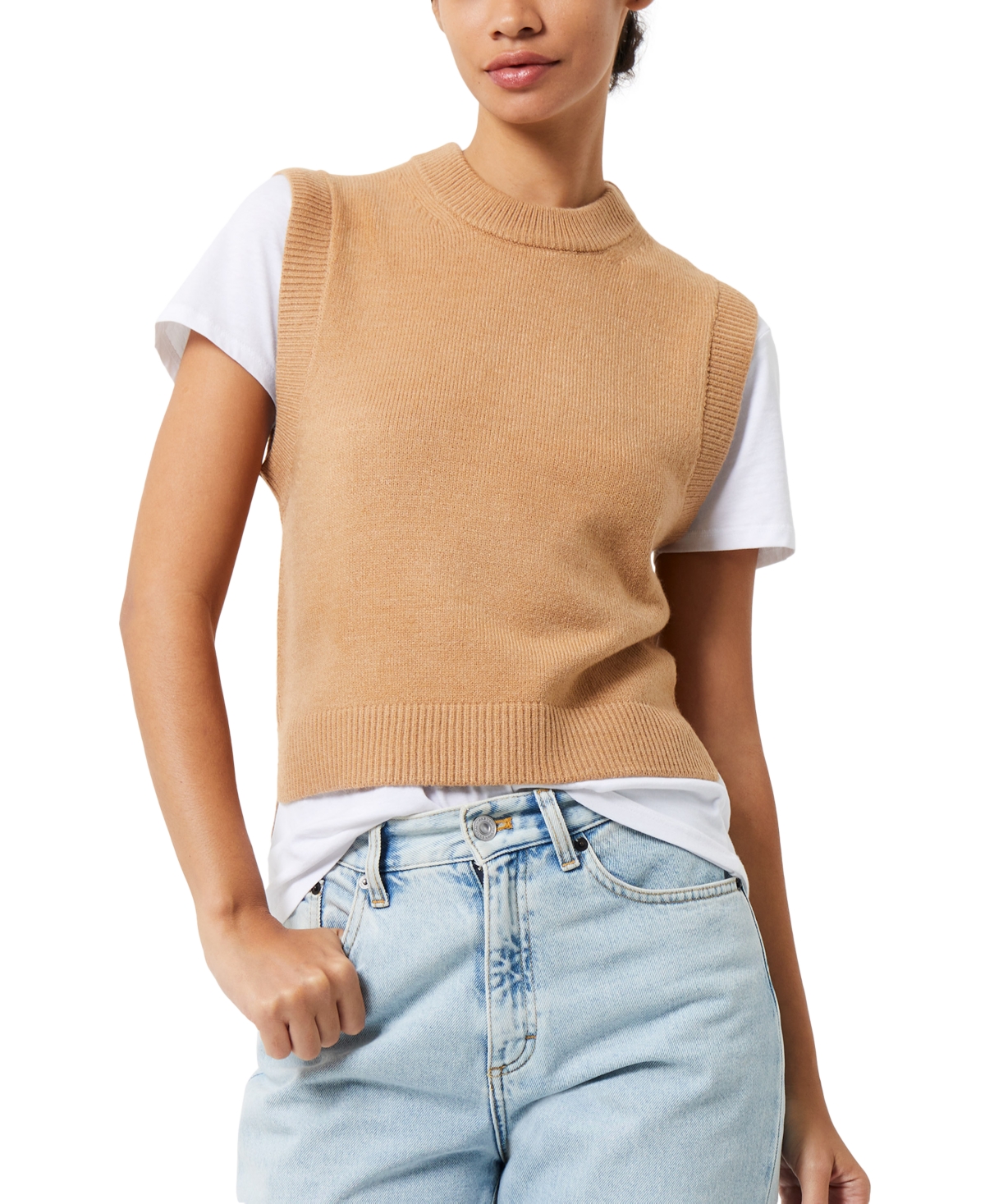 French Connection Women's Babysoft Sleeveless Vest
