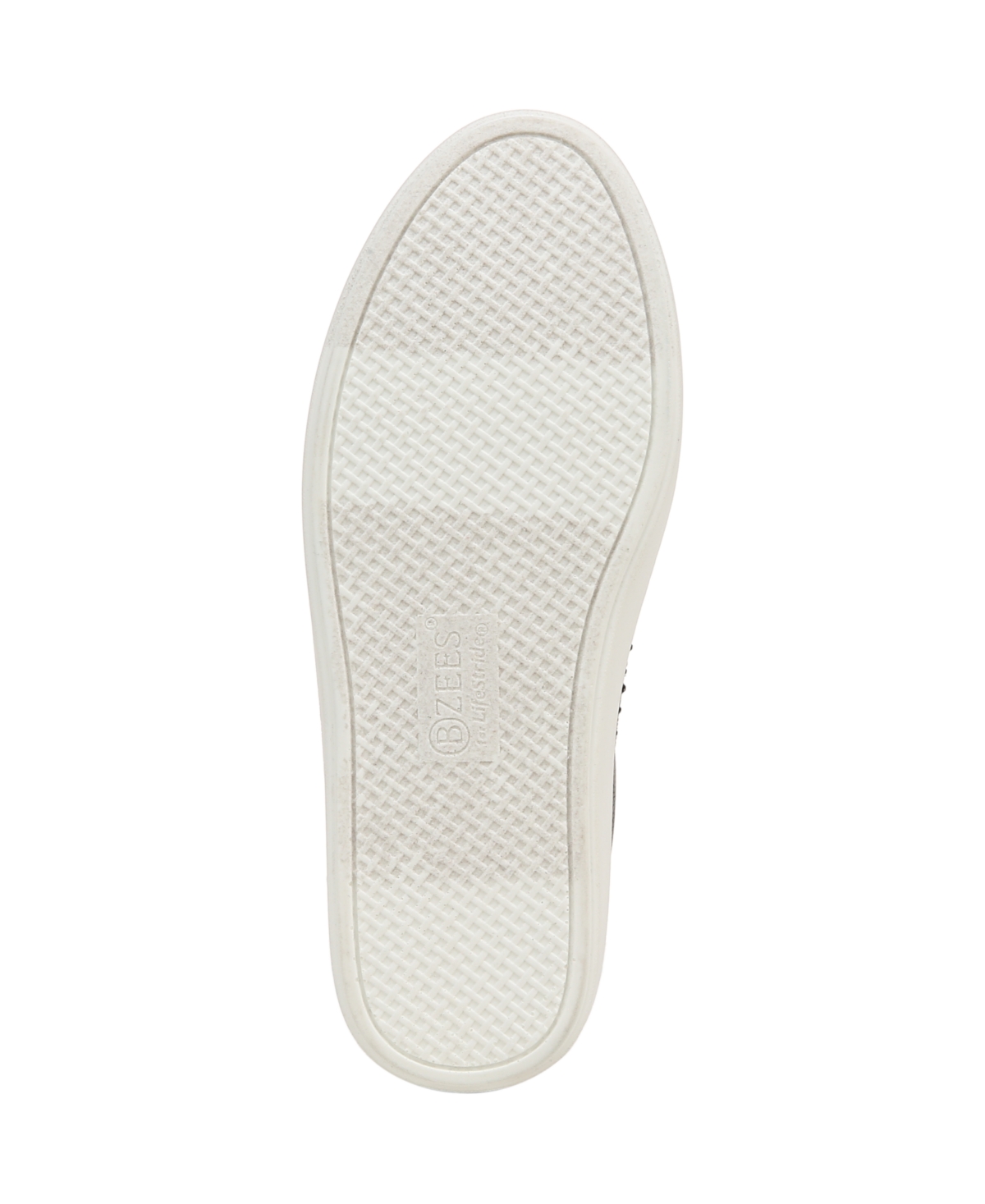 Bzees Happy Friday Washable Lace Up Sneakers In Black Faux Leather