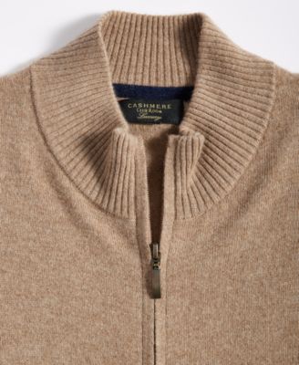Men's Full-Zip Cashmere Sweater, Created for Macy's 