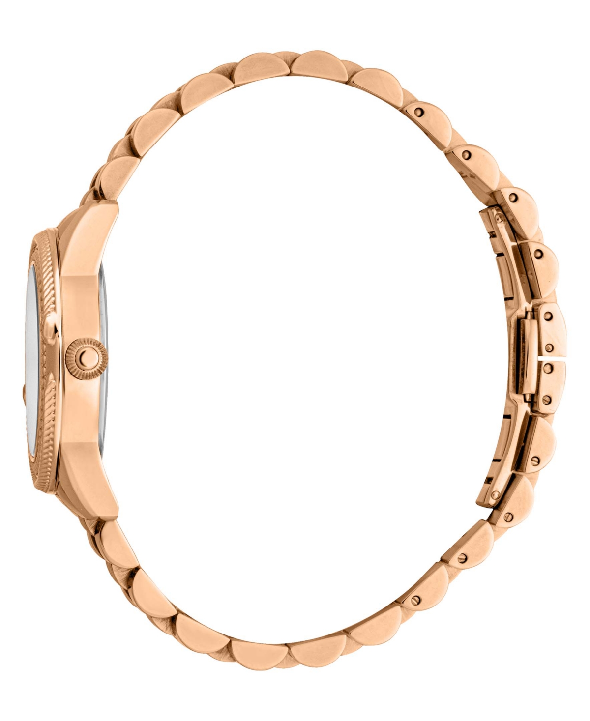 ROBERTO CAVALLI WOMEN'S QUARTZ ROSE-GOLD STAINLESS STEEL WATCH 32MM 