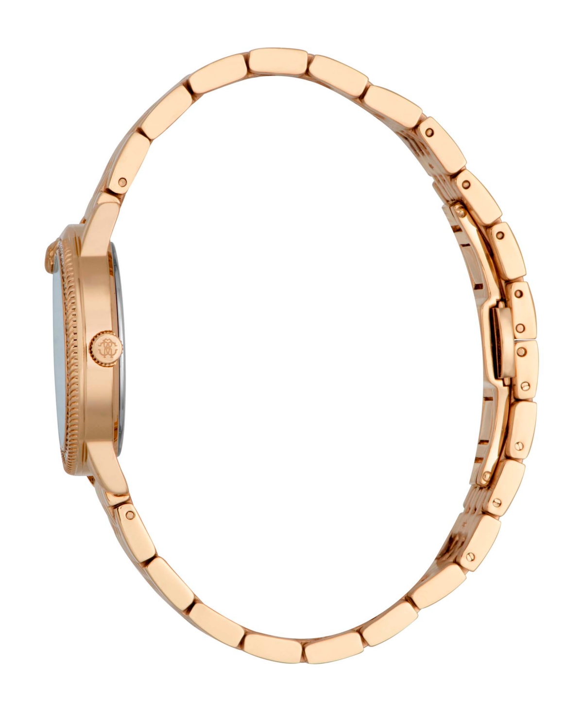 ROBERTO CAVALLI WOMEN'S QUARTZ ROSE-GOLD STAINLESS STEEL WATCH 32MM 