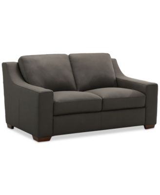 CLOSEOUT! Kovner Leather Loveseat, Created for Macy's