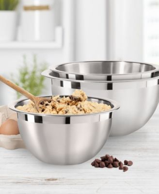8-Quart Two-Tone Stainless Steel Mixing Bowl