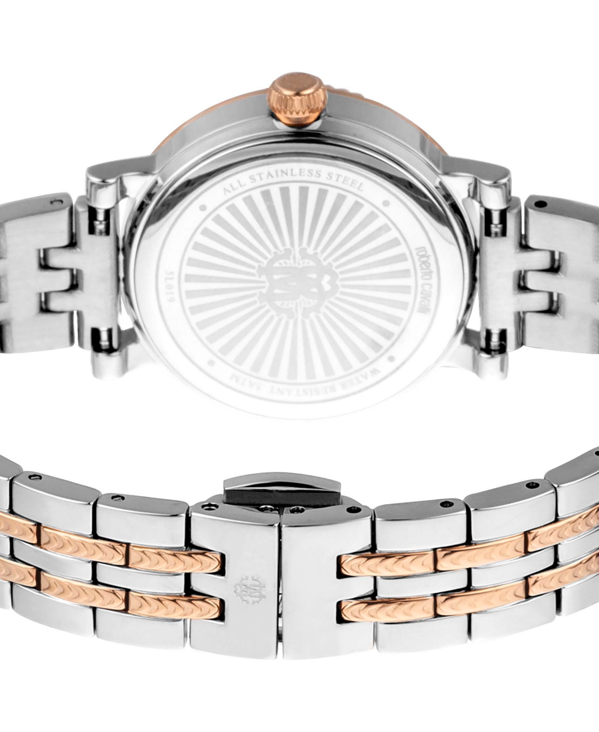 ROBERTO CAVALLI WOMEN'S QUARTZ TWO-TONE STAINLESS STEEL WATCH 30MM 