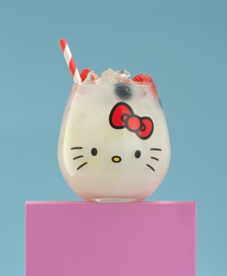 Hello Kitty and Friends Hello Sippy Stemless Drinking Glasses, Set of 4