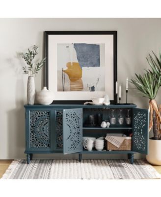 Ismenides Traditional 63”Wide Sideboard with Solid Wood Legs