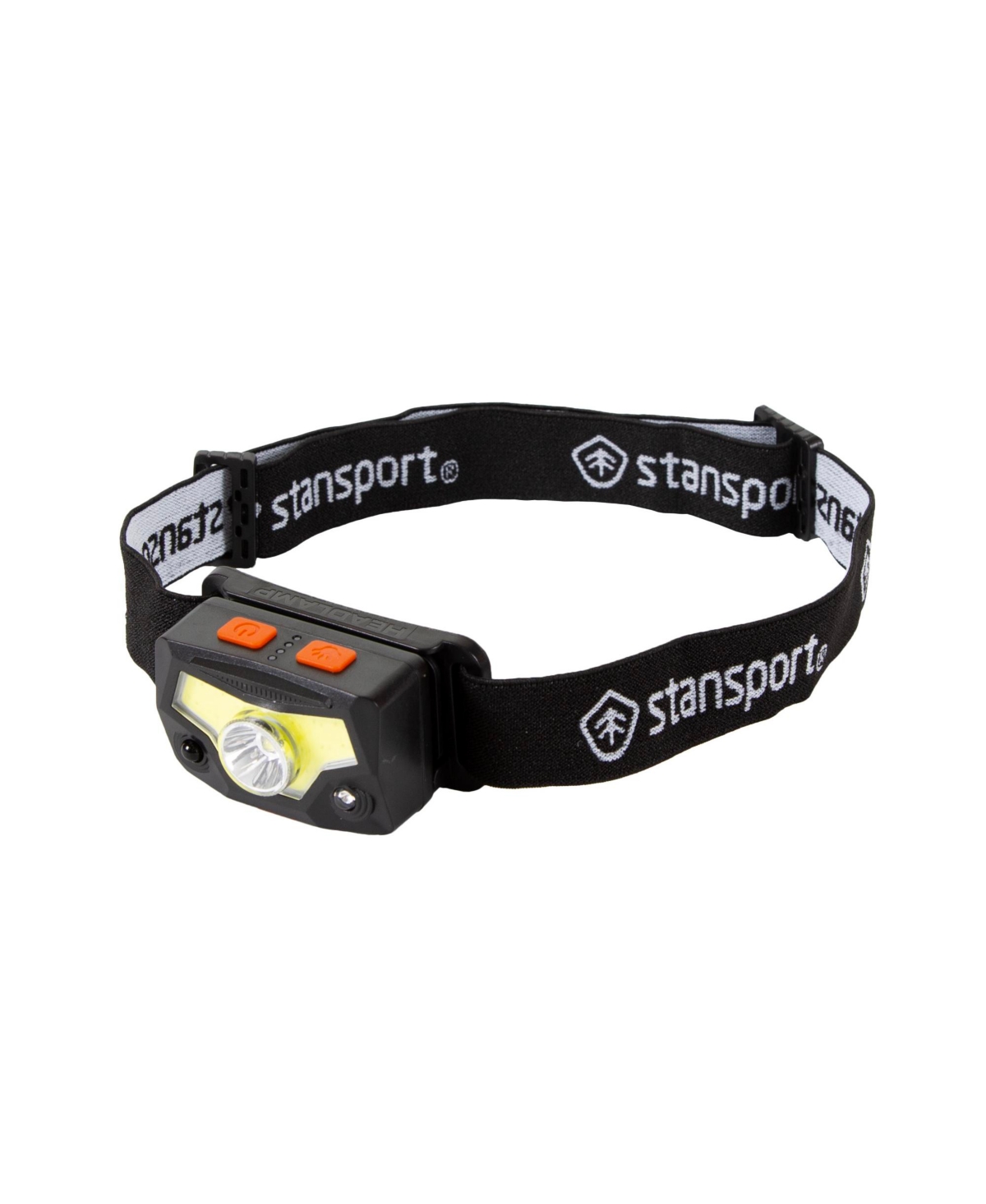 Stansport Rechargeable Head Lamp - 380 Lumen - Black head lamp frame