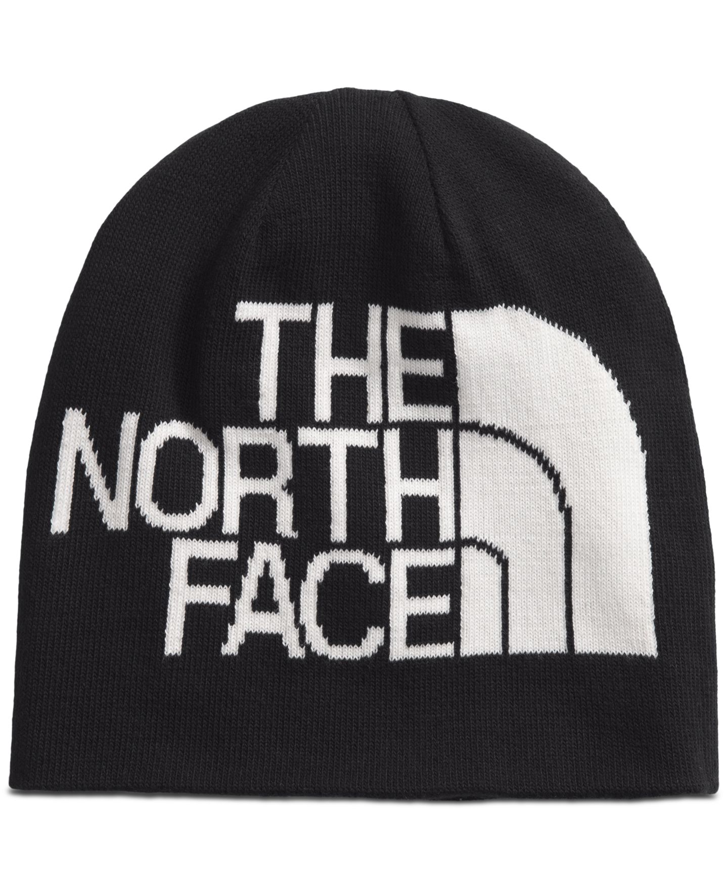 Мужская шапка The North Face Classic Fit Reversible Highline Beanie, цвет: Чёрный камуфляжный с принтом / Чёрный — фото 2
