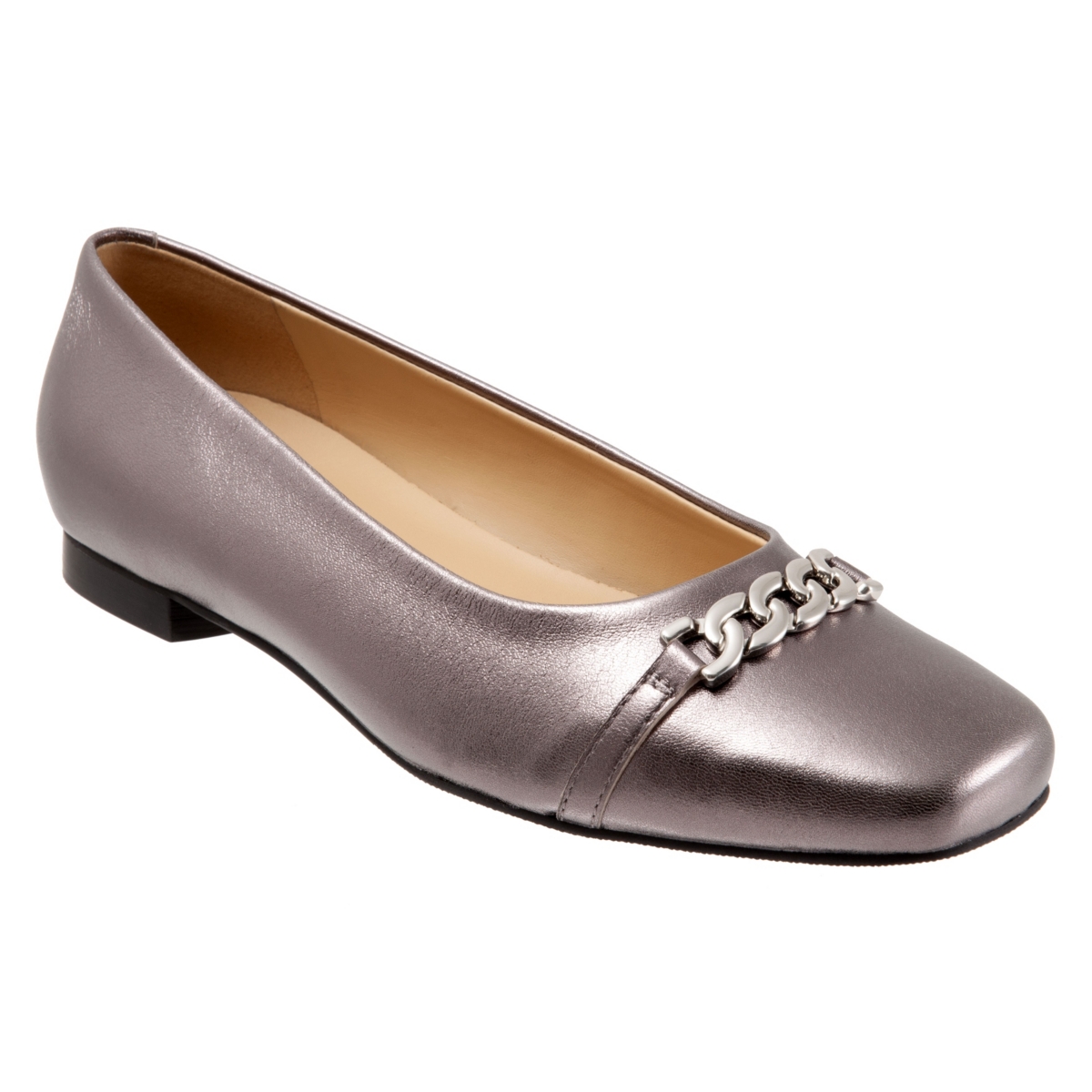Harmony Flat - Olive suede
