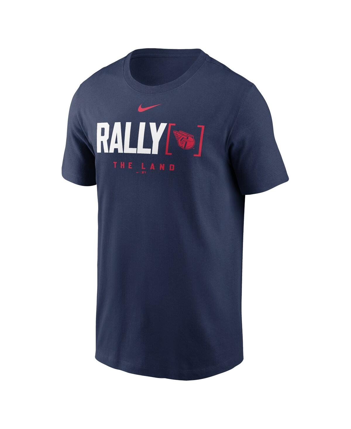 Nike Men's Navy Cleveland Guardians Rally Home T-shirt In Navy
