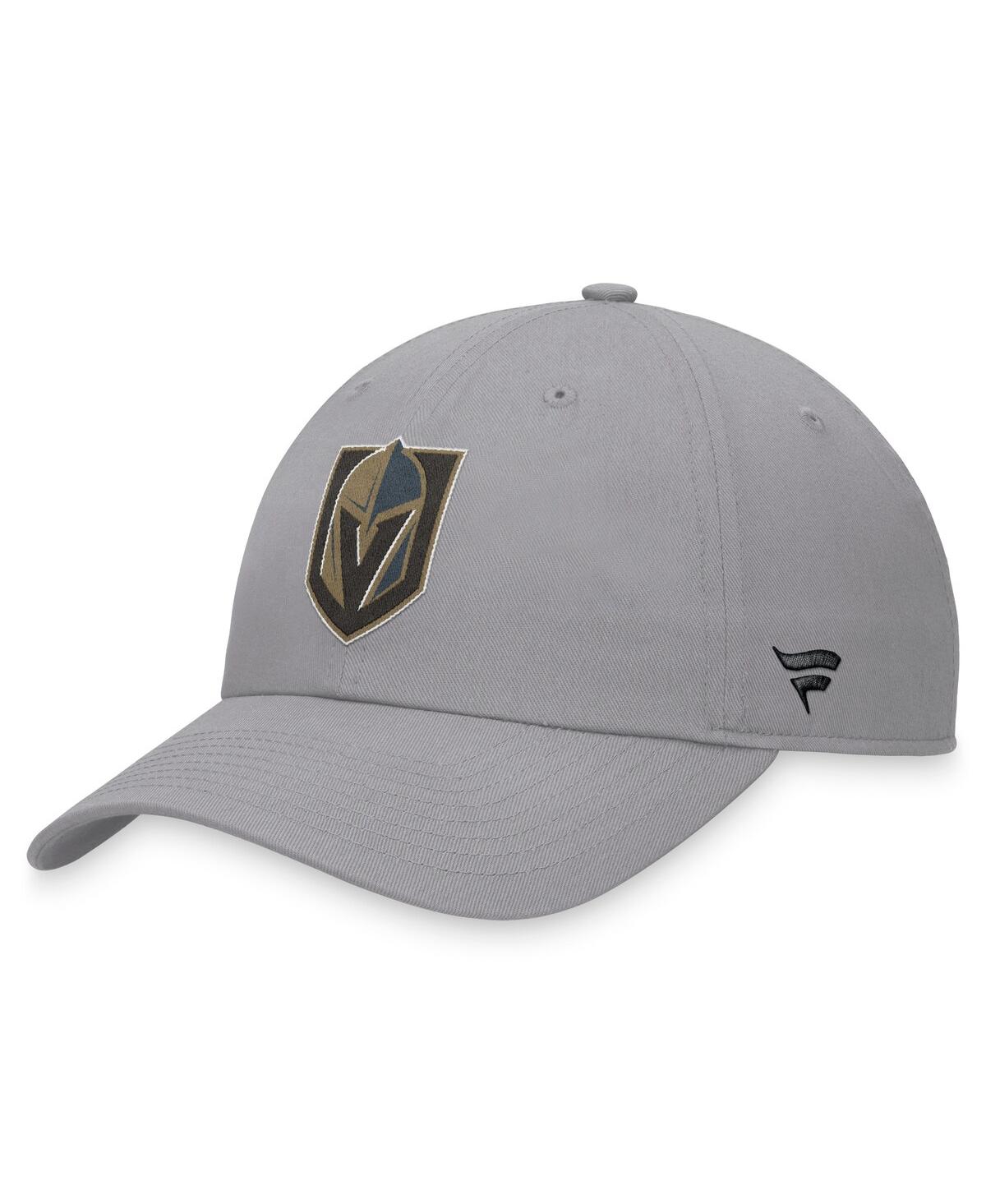 Fanatics Men's Gray Vegas Golden Knights Extra Time Adjustable Hat In Gray