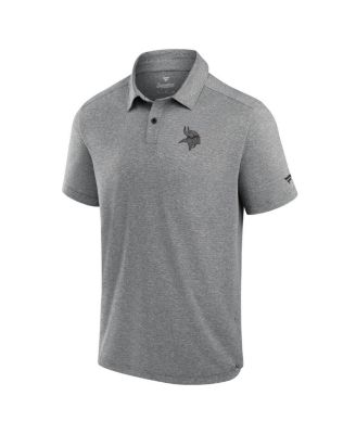 Men's Gray Minnesota Vikings Front Office Tech Polo Shirt