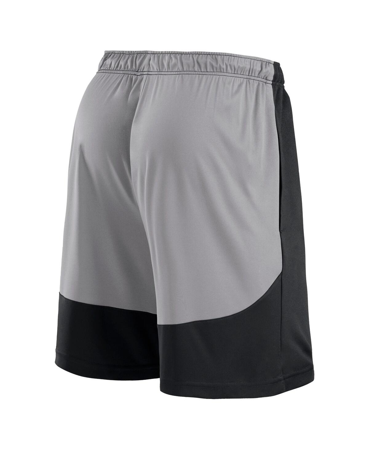 Fanatics Men's Black Boston Bruins Go Hard Shorts In Black,gray
