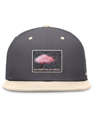 Men's Graphite/Natural Washington Nationals City Connect True Fitted Hat