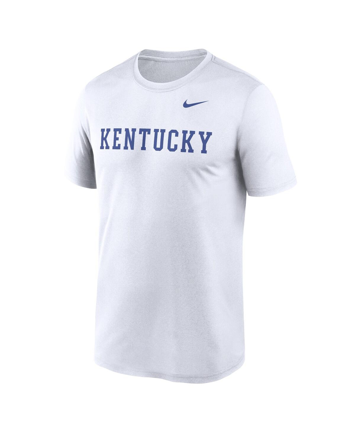 Nike Men'sKentucky Wildcats Primetime Legend Wordmark T-Shirt - White