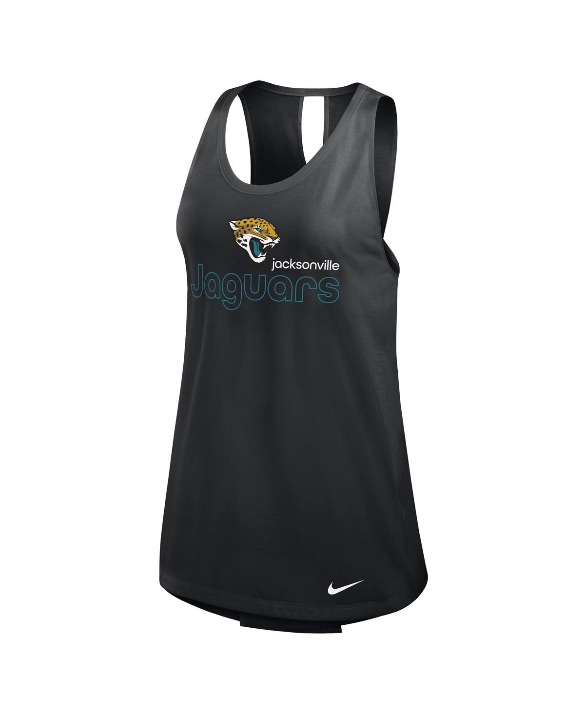 Nike Women's Black Jacksonville Jaguars Performance Tank Top In Black