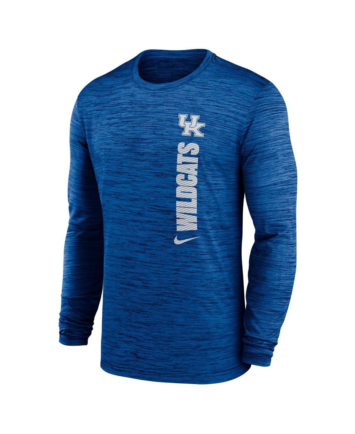 Nike Men's Royal Kentucky Wildcats 2024 Sideline Velocity Performance T-shirt In Royal