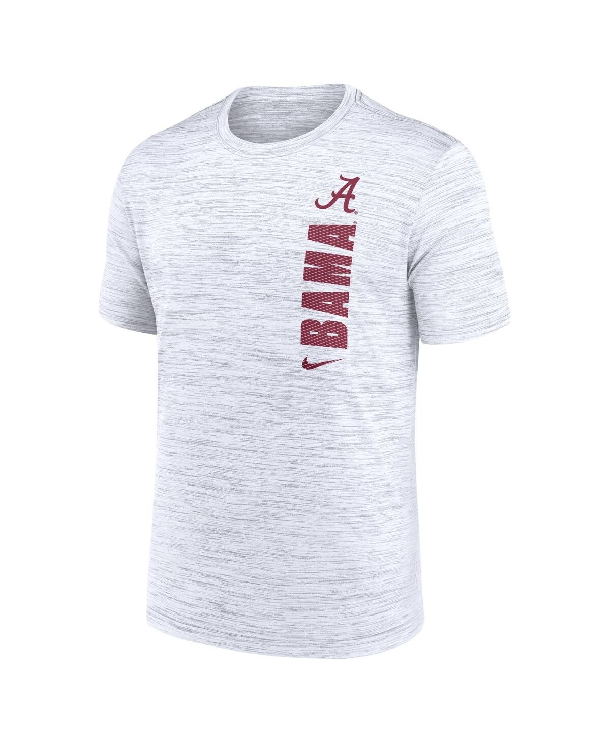 Nike Men'sAlabama Crimson Tide 2024 Sideline Velocity Performance T-Shirt - White