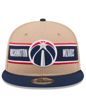 Men's Tan/Navy Washington Wizards 2024 NBA Draft 9FIFTY Snapback Hat