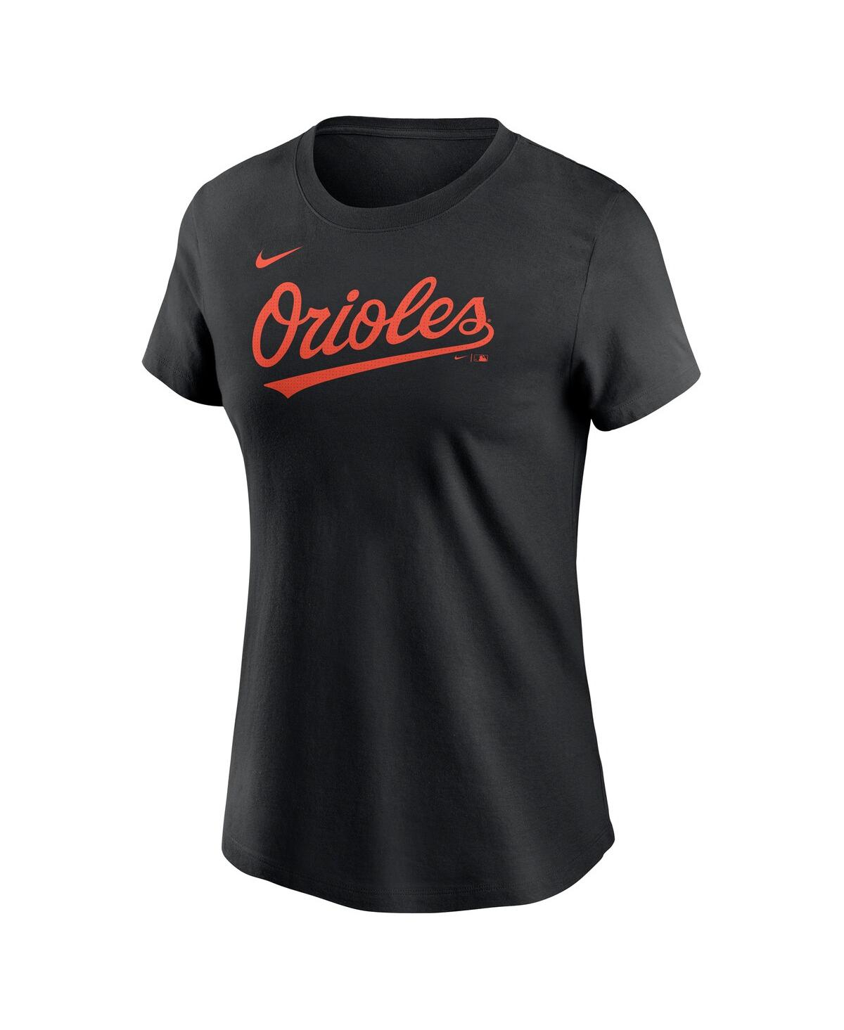 Nike Women's Jackson Holliday Black Baltimore Orioles Fuse Name Number T-shirt In Black