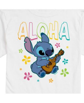 Hybrid Apparel Lilo and Stitch Mens Short Sleeve Tee
