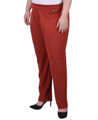 Plus Size Scuba Crepe Ankle Pant