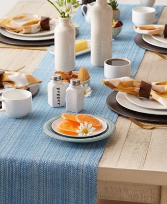 Variegated Fringe Table Runner, 13x72 Inches