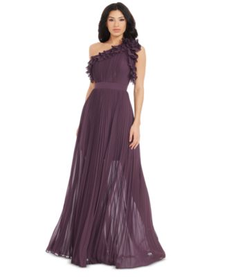 Dress the population one shoulder gown hotsell