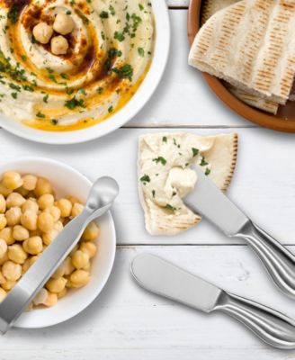 3pc 5" Stainless Steel Charcuterie Utensil Set