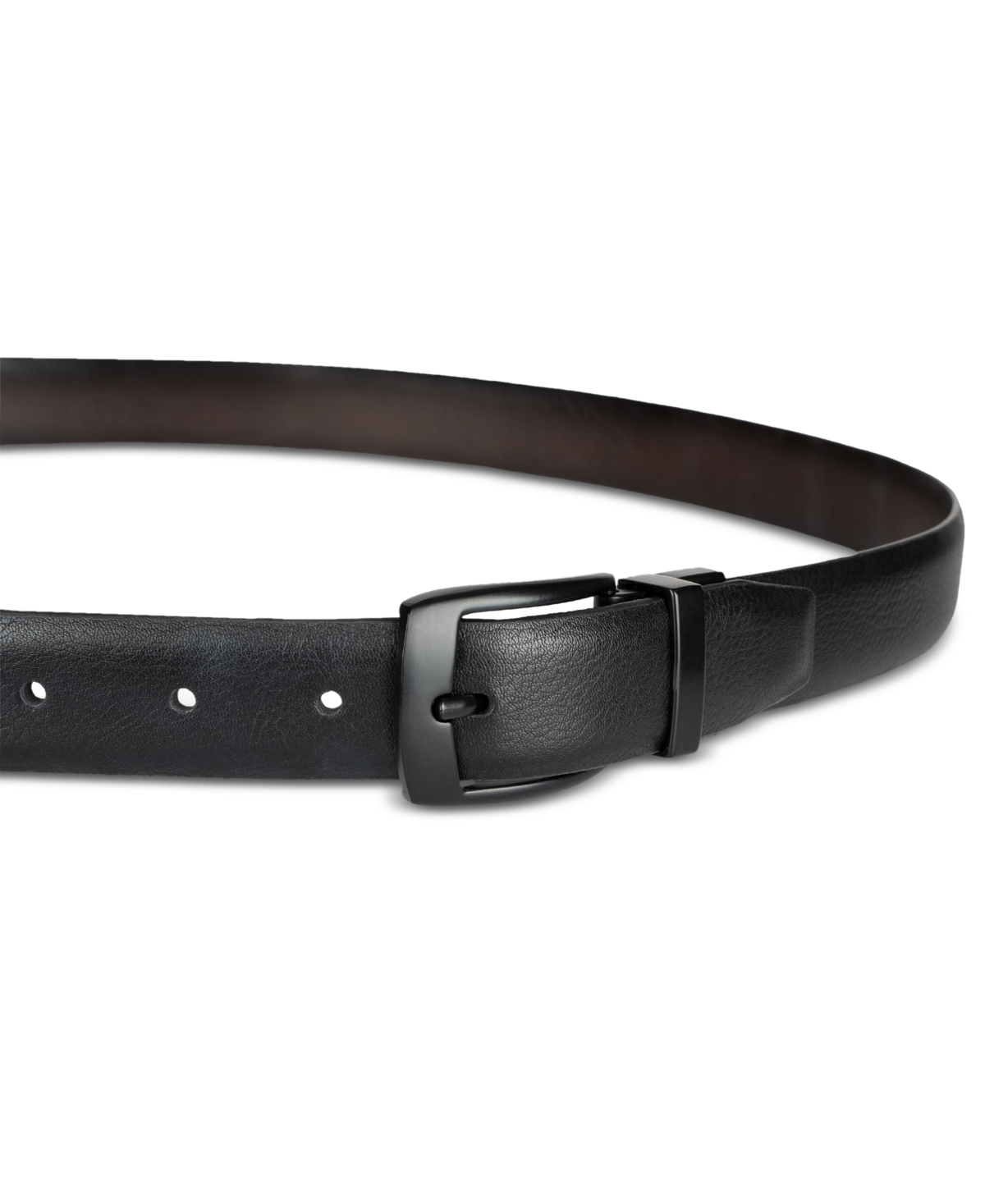 Alfani Men's Pebble Belt, Created for Macy's -brow