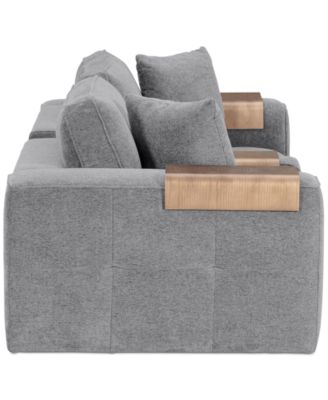 CLOSEOUT! Nycolle 3-Pc. Modular Fabric Sofa with Console, Created for Macy's