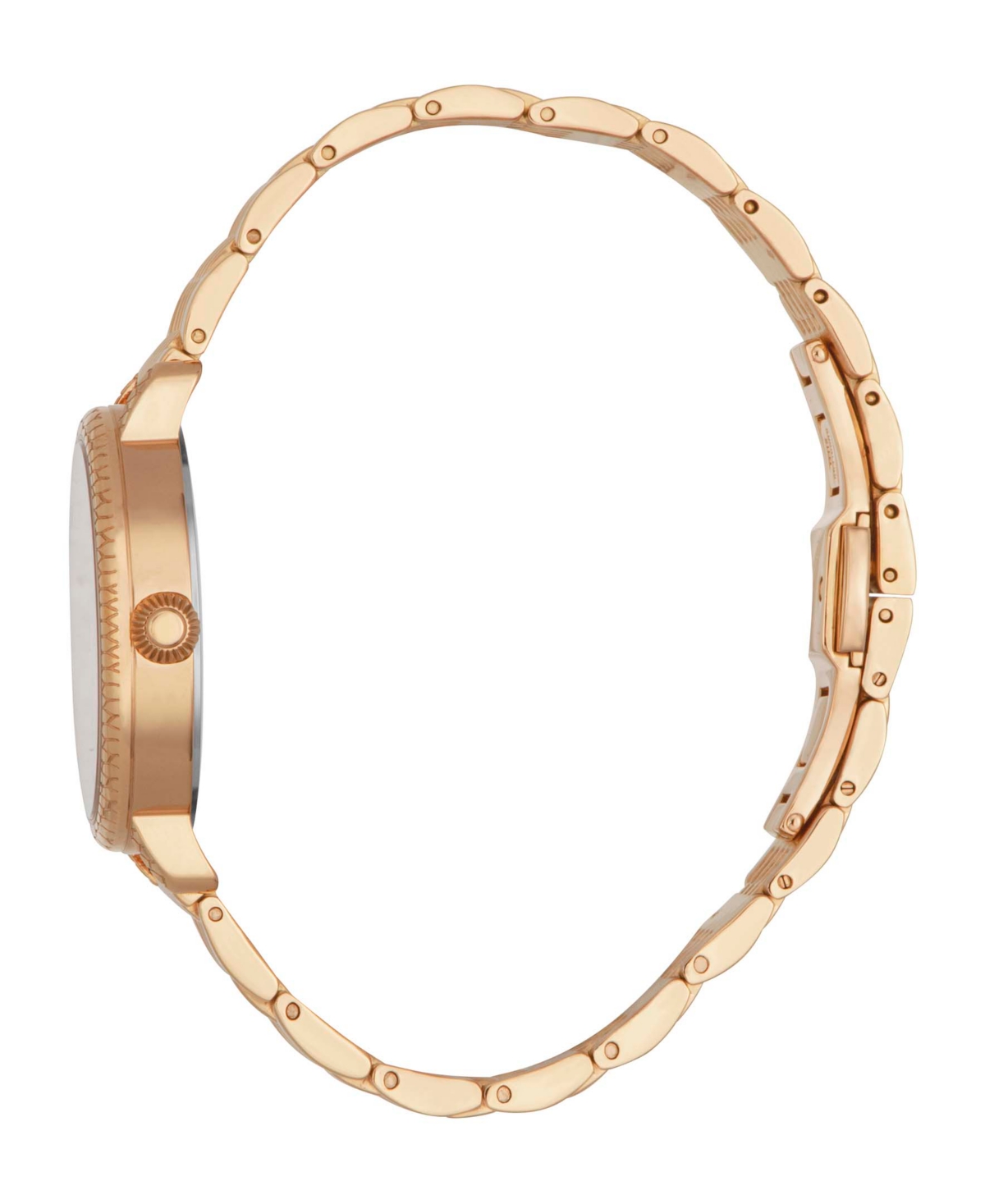 ROBERTO CAVALLI WOMEN'S QUARTZ ROSE-GOLD STAINLESS STEEL WATCH 32MM 