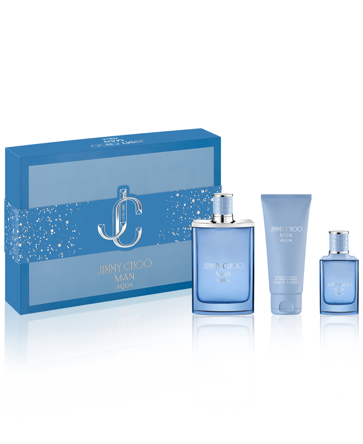 Jimmy Choo Men's 3-Pc. Man Aqua Eau de Toilette Gift Set