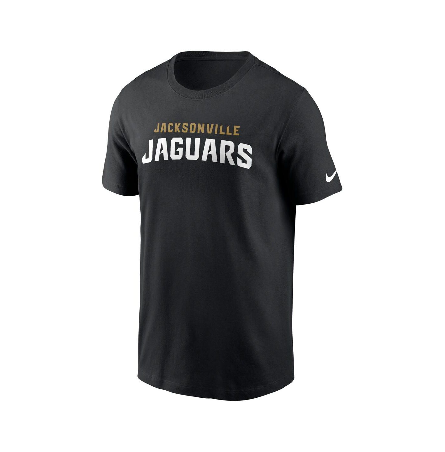 Мужская футболка Nike Black Jacksonville Jaguars Primetime Wordmark Essential — фото 3