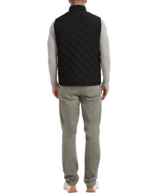 Men's Diamond Quilted Heritage Vest, Created for Macy's
