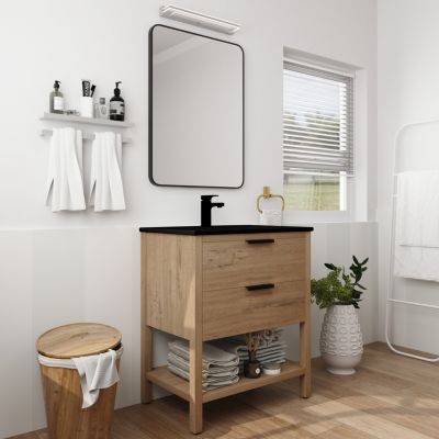  30 Inch Bathroom Vanity Plywood With 2 Drawers