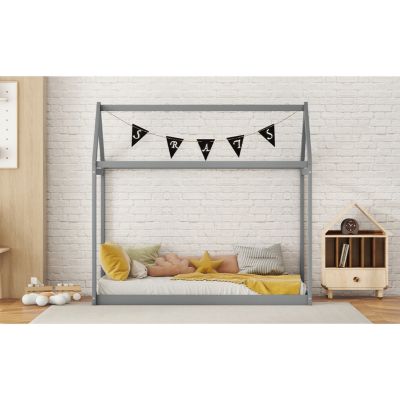 Streamdale Twin Size Wooden House Bed