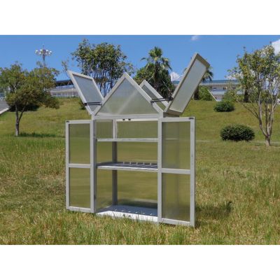 Streamdale Small Outdoor/Indoor Greenhouse Kit & Plant Stand