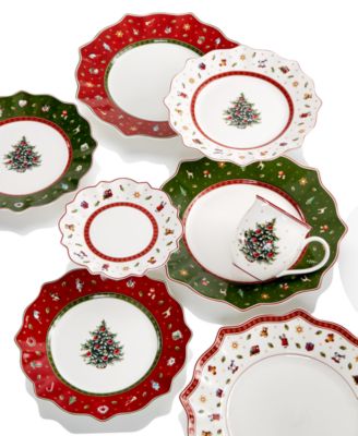 Villeroy & Boch Teller-Set Toy's Delight Brotteller Rot 17 Cm Set6 Premium Porcelain S0qc70v1