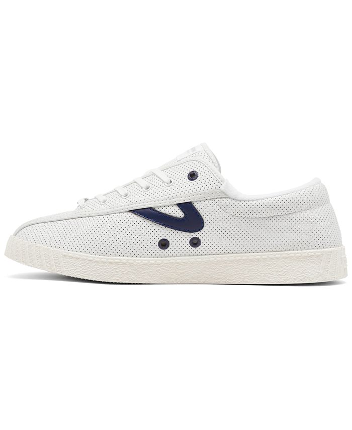 Men S Tretorn Leather Sneakers 2026.Tretorn Men's Nylite Plus Elite Perforated Leather Casual Sneakers from ...