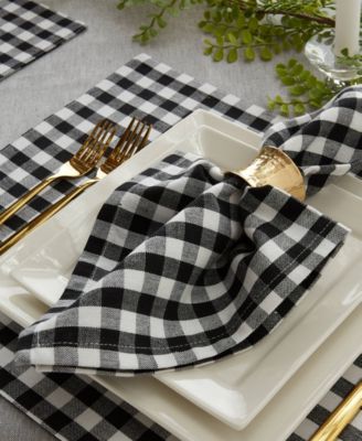 Gingham Napkin Set of 4