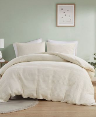 Shop Urban Habitat Wyatt Duvet Cover Sets In Ivory