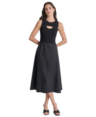 Women Summer Dresses 2025 Fall Sleeveless Tank Crew Neck Casual