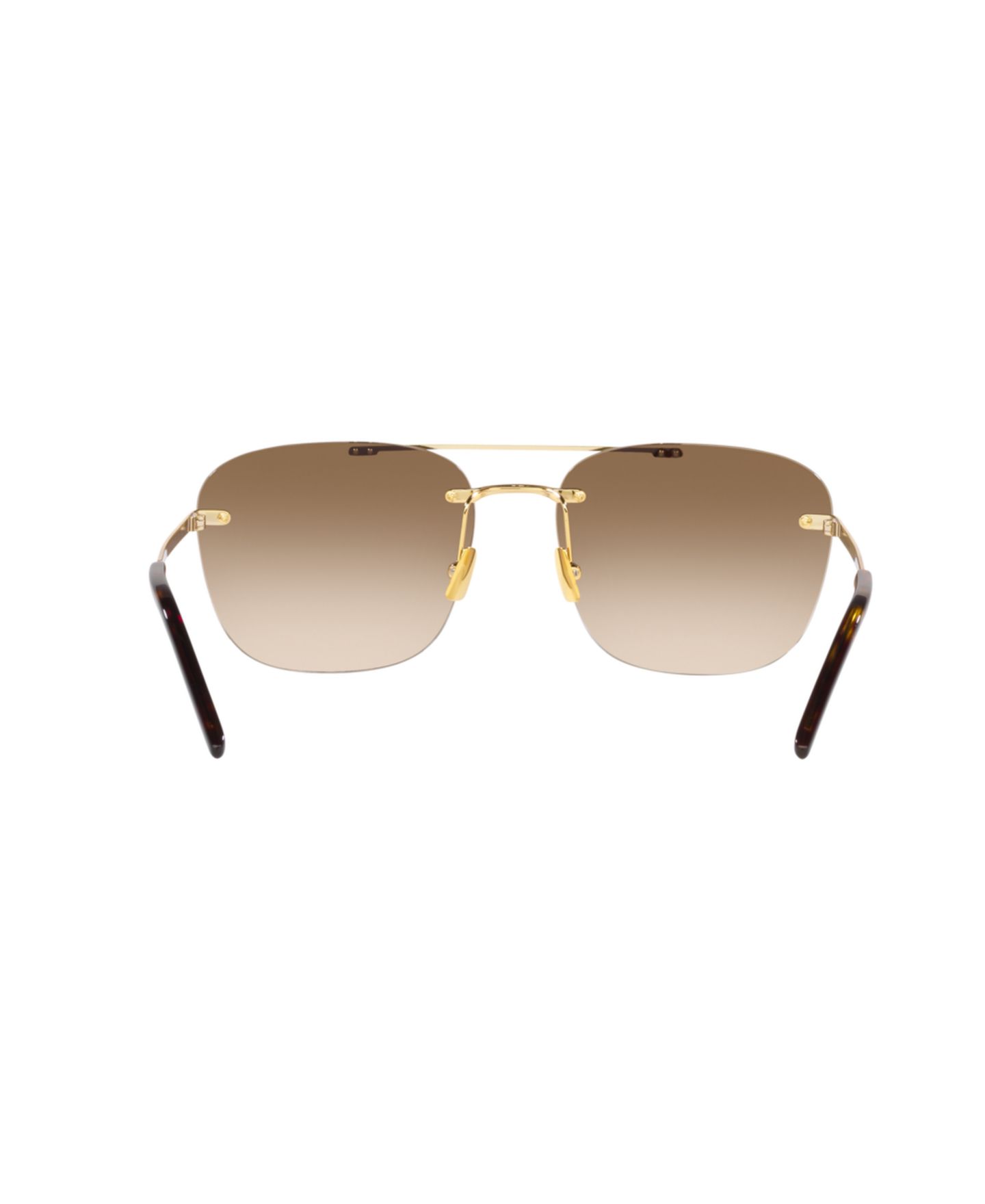 Солнцезащитные очки Saint Laurent Unisex Sunglasses, Sl 309 Rimless Ys000324, цвет: Золотой — фото 2