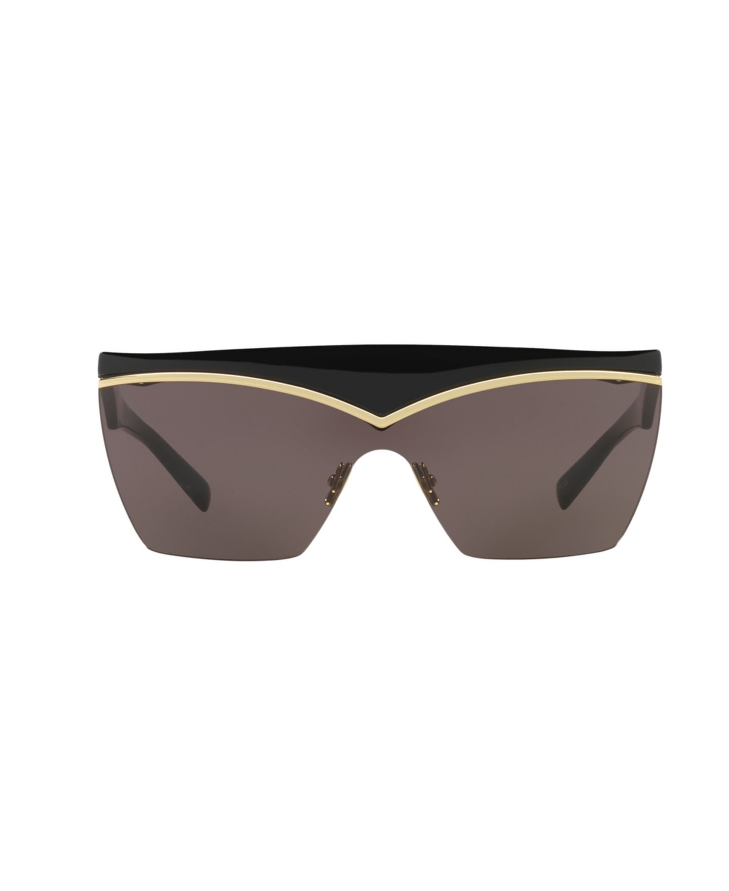 Женские солнцезащитные очки Saint Laurent Sunglasses, SL 614 Mask, цвет: Чёрный — фото 5