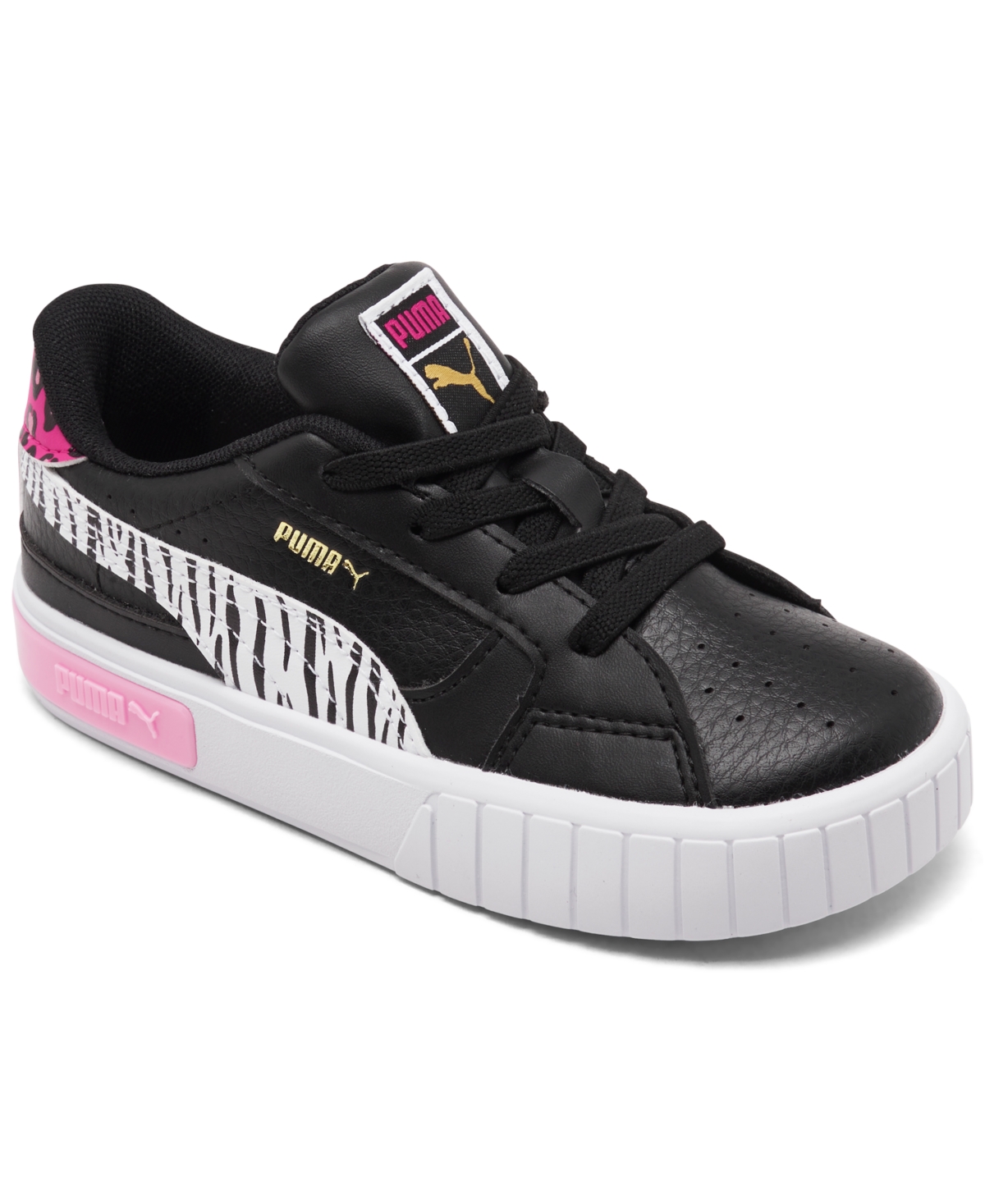 Puma Toddler Girls Cali Star Summer Roar Casual Sneakers From Finish Line In White black pink ModeSens