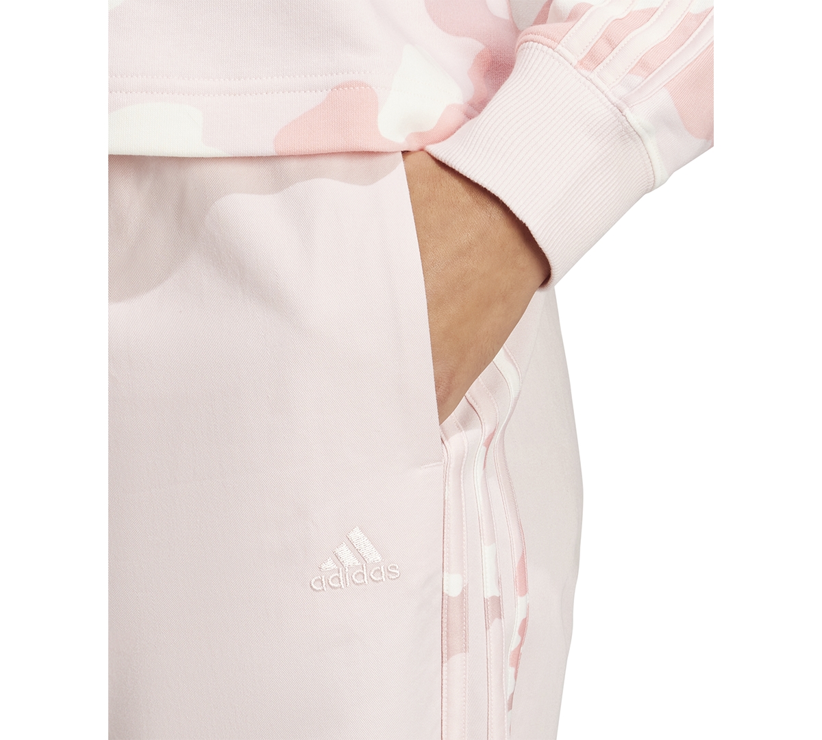 adidas Women's Cotton Camo 3-Stripes Pants